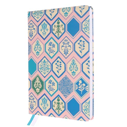 DOODLE Hard Bound Soft Foam Padded Hard Cover Paper Notebook | Compact A5 Size (8.25 x 5.7) | 160 Pages, 80 gsm | Flat Opening |