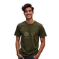 Nobero MenS Graphic Printed Regular Fit T-Shirt (1M-Twts-C1177-Bs_Olive Green