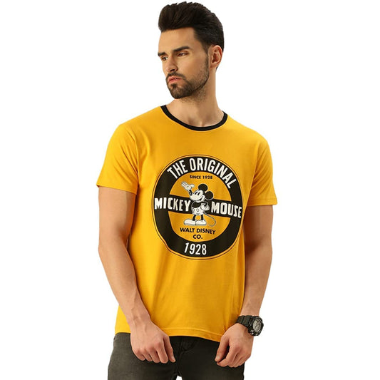 Veirdo Disney Og Mickey Official Disney Printed Regular Fit Halfsleeves T-Shirt in Colours/Boys