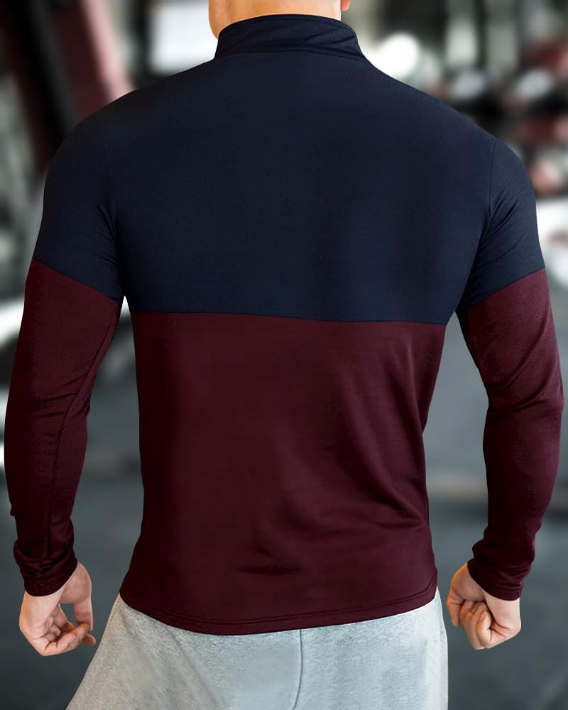 Noble Monk MenS Active Wear Regular Fit T Shirt |Full Sleeves |Casual T-Shirt For Men