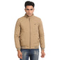 Turtle Men Cotton Stretch Solid Regular Fit Full Sleeve Khaki Windcheater Jacket