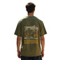 Nobero Men Cotton Graphic Print Oversized Fit T-Shirt (1M-Twrt-C0910-Og_Olive Green_1