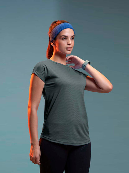 Lyra WomenS Rapid Dry Short Sleeve Breathable And Flexible Fit Active Top
