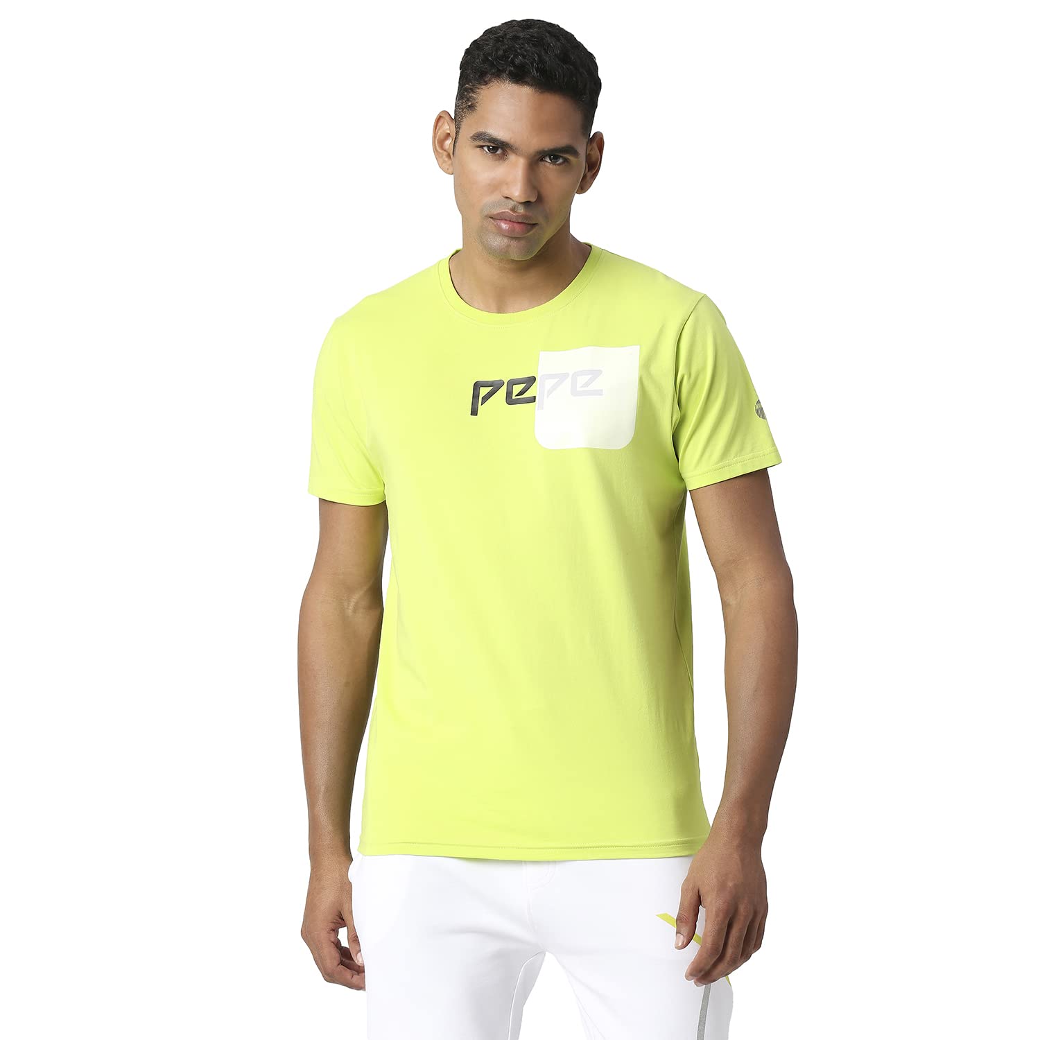 Pepe Jeans MenS Slim Fit T-Shirt (Pm509060626L_Neon Green