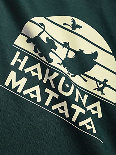 The Souled Store|Official The Lion King: Hakuna Matata Kids and Boys T-Shirts| Regular fit Graphic Printed| Half Sleeve|100% Cot