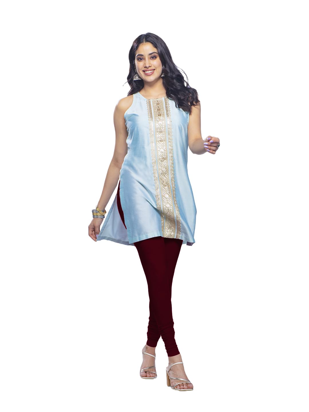 Lyra Premium Viscose Full Length Churidar Leggings For Women