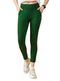 Lyra Premium Cotton Lycra High Waist Ankle Leggings For Women