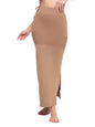 Clovia Women'S Petticoat Style Saree Shapewear With Drawstring/Naada (Sw0048A24_Brown_Xxl)