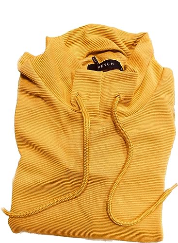 Ketch Mens Full Sleeve Casual Fit T-Shirt Mustard