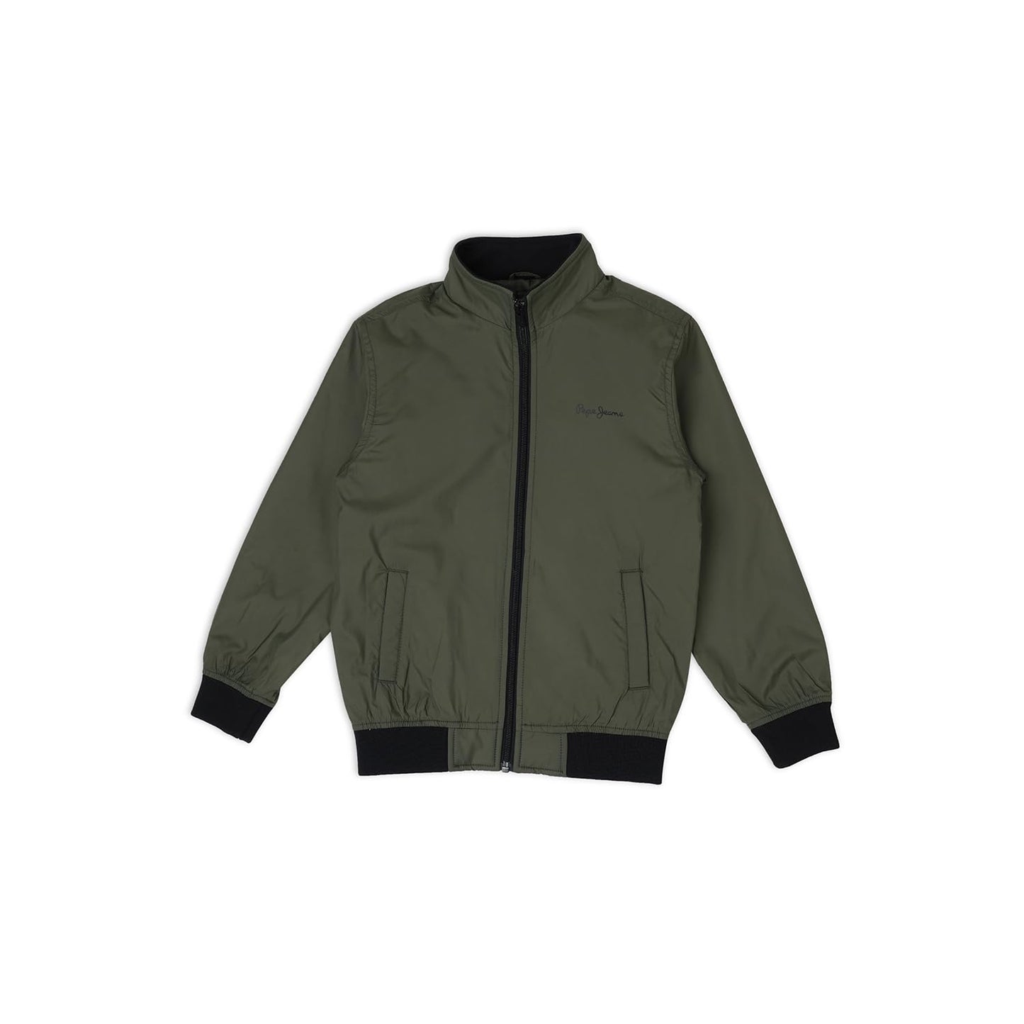 Pepe Jeans BoyS A-Line Coat (Pb401260_Olive Green Night