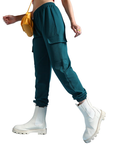 POPWINGS Casual Solid Pocket Joggers for Women || Latest Stylish Western Women Joggers for Summer || Pull-On Women Joggers Pants
