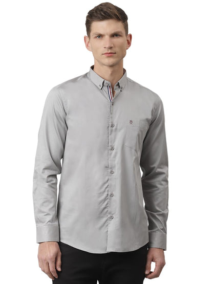 Thomas Scott Button Down Collar Regular Fit 100% Cotton Casual Shirts for Mens