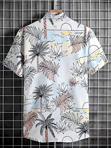 Om Sai Latest Creation Shirt For Men || Rayon Casual Shirt For Men || Hawaii Surf Beach Plam Tree Printed Shirt For Men || Men S