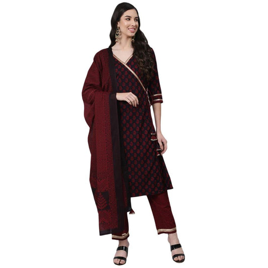 anubhutee womens Kurta Trouser with Dupatta Set