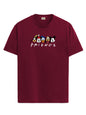 ADRO T Shirts for Boys & Girls | Friends Printed T-Shirt | Ages 3-14 | 100% Cotton Round Neck Tshirt for Boys |KRN-L2-FRIEND-MR-