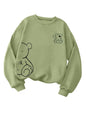 TAGAS Sweatshirt Fleece Material Full Sleeves || Jumper Women Winter Wear || Hooded Neck Regular Fit Long Sleeve ||Cartoon Graph