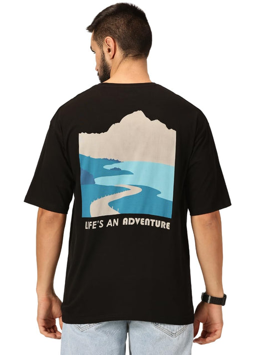Thomas Scott Mens Oversized Fit T-Shirt (TSKOversized_Black New Zealand