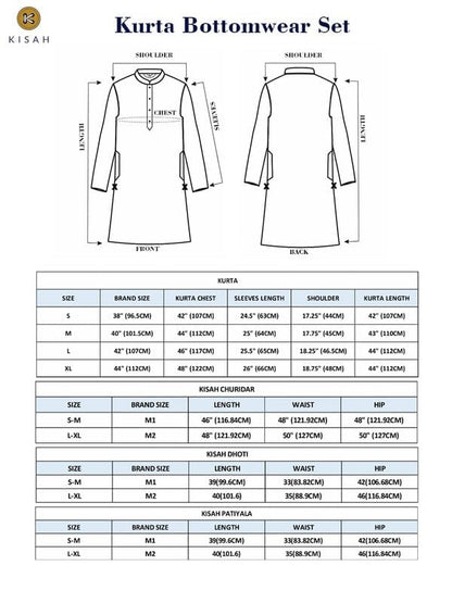 Kisah MenS Black Kurta Trouser Set Cotton, Full Sleaves, Knee Length, Straight, Regular Fit, Mandarin Collar Ethnic Wear