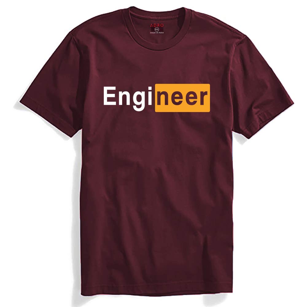 ADRO Engineer Mens Cotton Printed T-Shirt (R21-M-EGN)