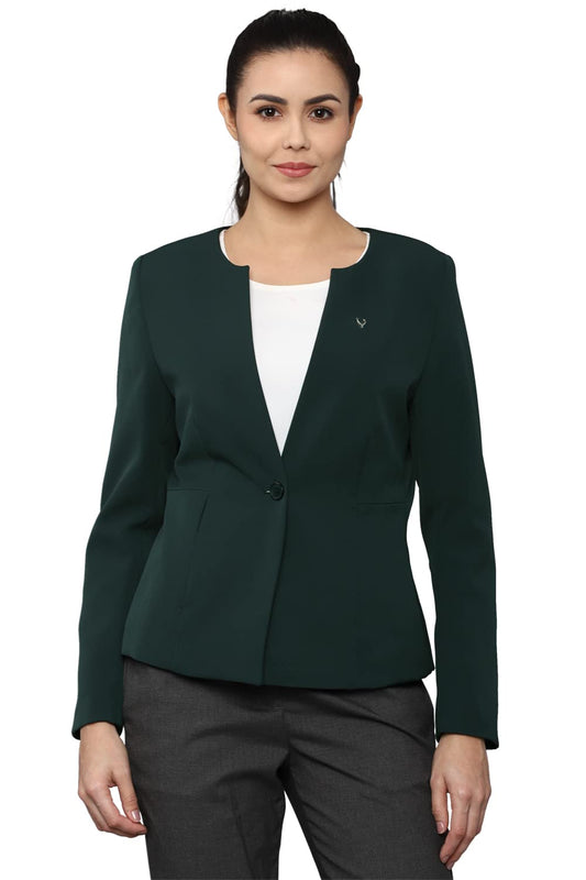 Allen Solly Women Solid Blazer