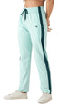 Modeve Striped Women Blue Track Pant