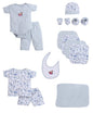 BUMZEE Baby Gift Set Pack Of 13 - Blue