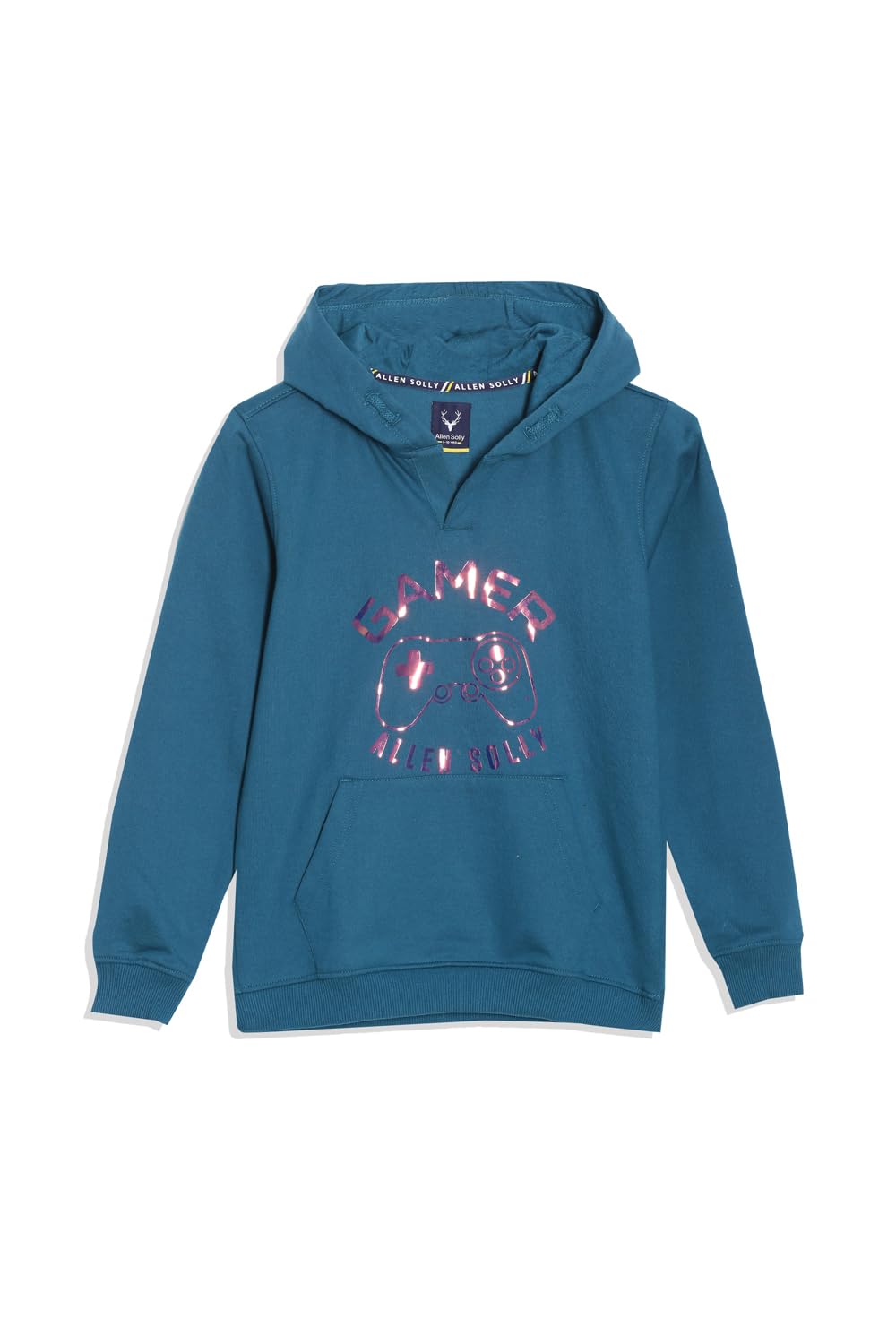 Allen Solly Boys Regular Fit Printed Full Sleeve Hoodie