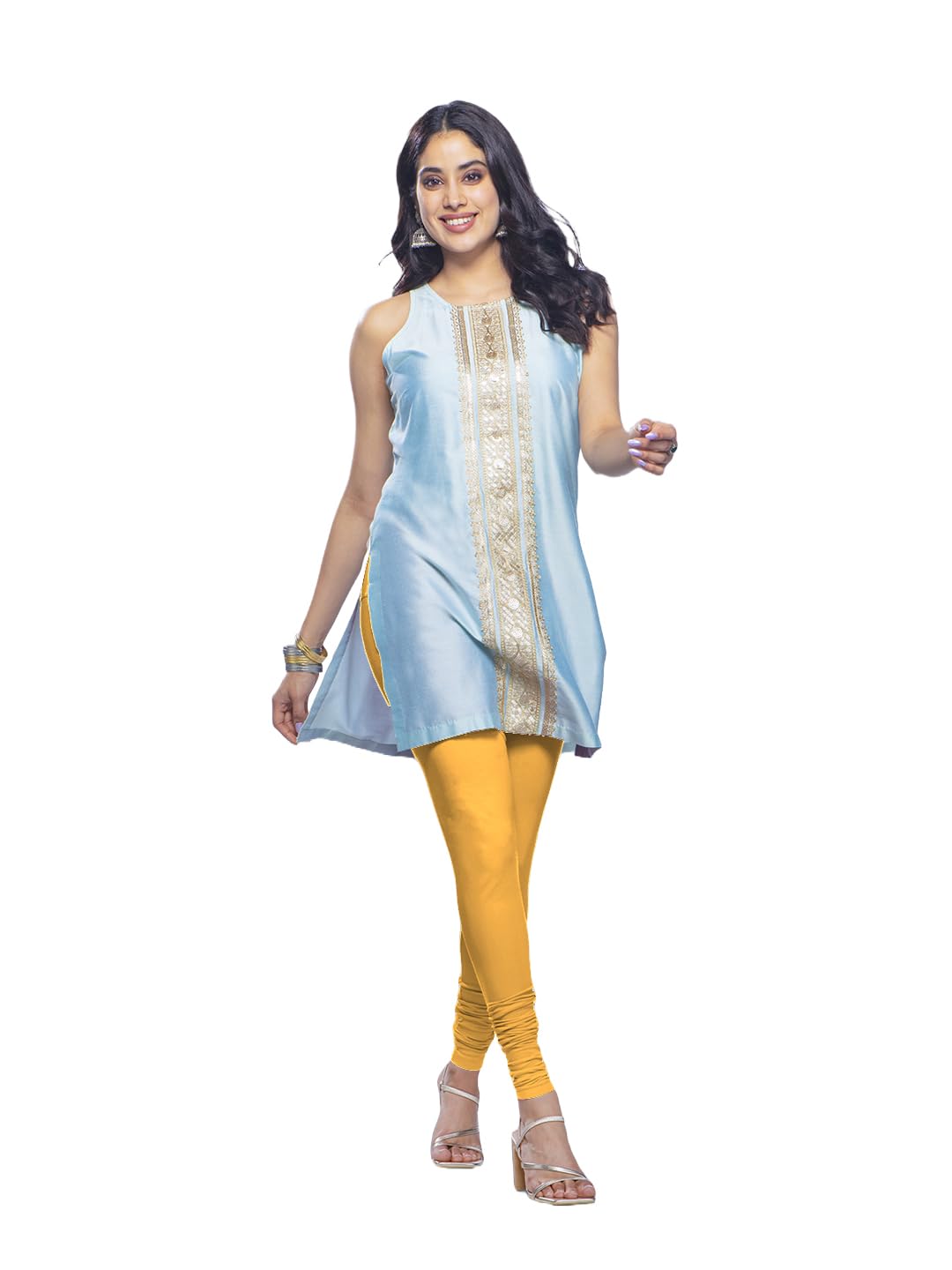 Lyra Premium Viscose Full Length Churidar Leggings For Women