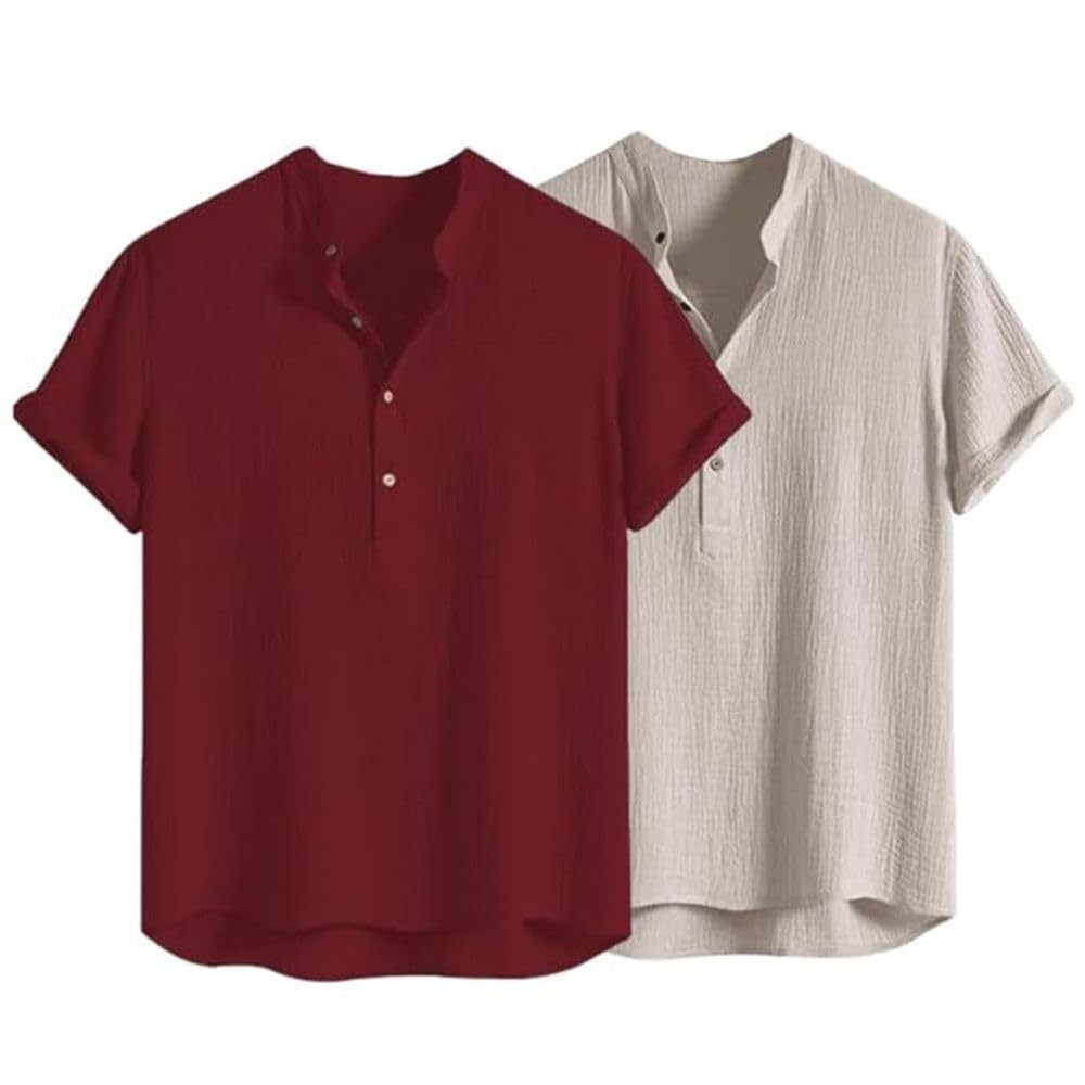 Leriya Fashion MenS Half Sleeve Casual Plain T-Shirt  Stylish & Comfortable (Available In Plus Size And Combo Pack Of 2)