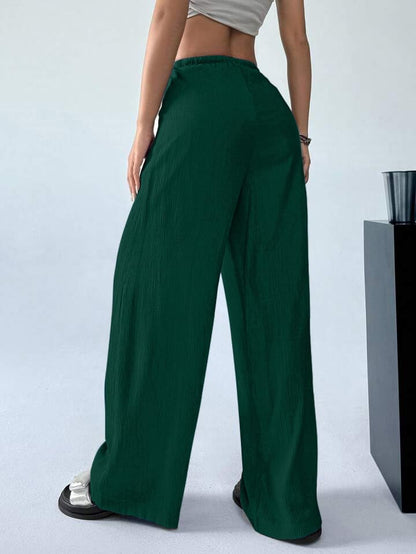 Greciilooks WomenS Regular Trousers (Gl-Dp-Tr1028_Dark Green