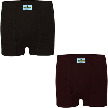 PRAKASAM COTTON Marlow Inner Elastic Pocket Trunks Combo (1X2) Pack