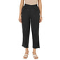 Fabindia Women's Relaxed Casual Pants (20052200_Black
