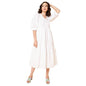 High Star Women'S Cotton Full-Length Dresses (Hswdrs23005_Wh_White_Xxl)