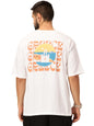 Thomas Scott Mens Oversized Fit T-Shirt (TSKOversized_White Greece