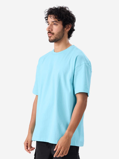 The Souled StoreSolids: Airy BlueOversized T-Shirts