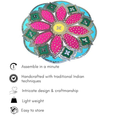 One Minute Rangoli - Pink 24