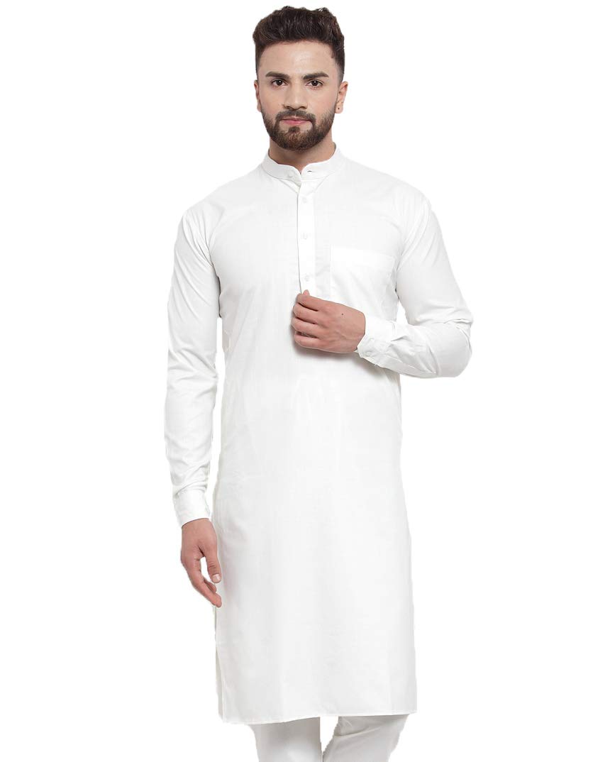 Jompers Mens Solid Kurta