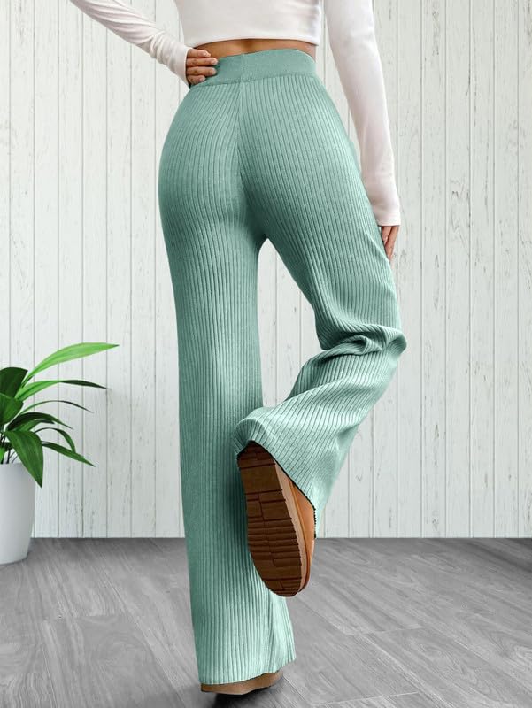 Tee Projekt Regular Fit Trousers for Women| Korean Trousers for Women Mint-Pink