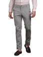 Turtle Men Cotton Stretch Ultra Slim Fit Solid Grey Flat Front Casual Trouser || Pant || Mens Trouser