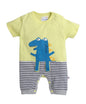 Bumzee Yellow Boys Half Sleeves Trendy Fancy Romper Age - 3-6 Months