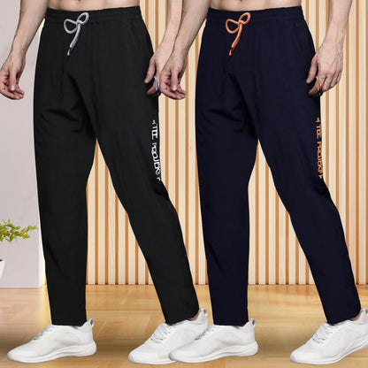 Pinkmint Combo Track Pant for Men Soild with Pocket Active Wear ll Gym Wear (Pack of 2)