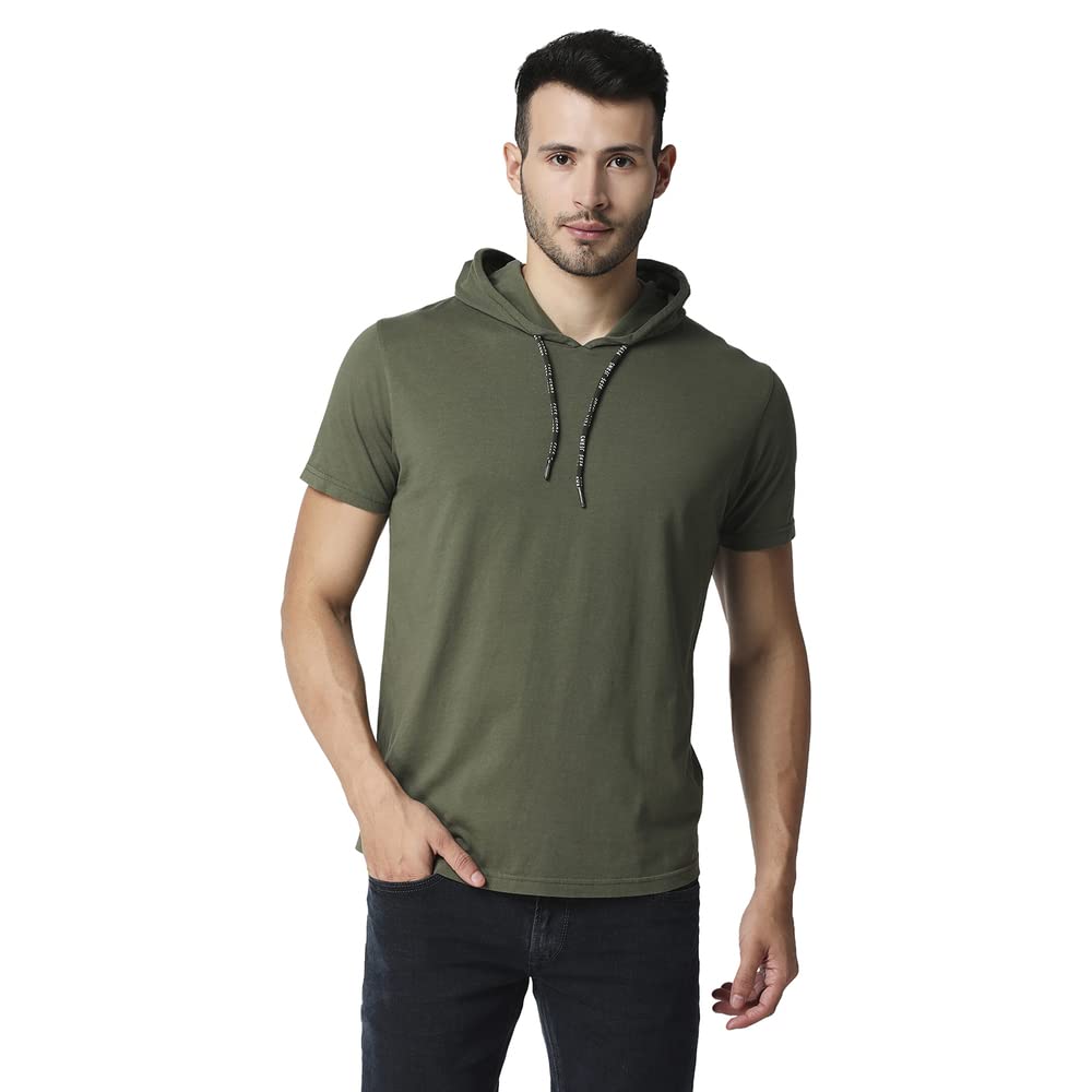 Pepe Jeans MenS Loose T-Shirt (Pm508806_Dk Olive 2Xl)