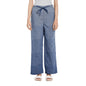 Fabindia Women Striped Casual Pant Cotton_Xl Blue