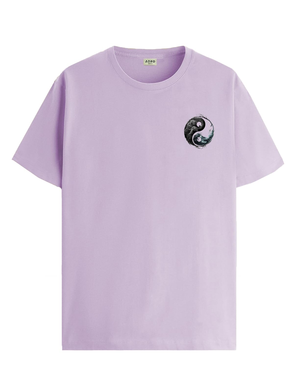 ADRO T-Shirts for MenChest Printed T-Shirt for MenCotton Tshirt for Men|RN24-STICK-YONG-PU