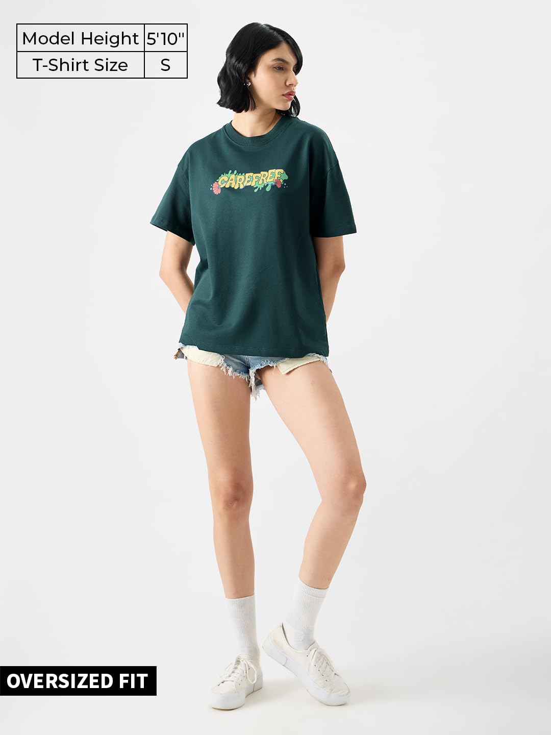 The Souled Store TSS Originals: Free Spirit Women Oversized T-Shirts
