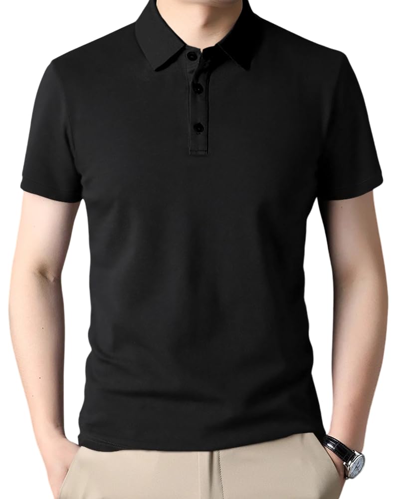 Noble Monk MenS Regular Fit Polo T Shirt |Half Sleeves |Collar Tshirts | Casual T-Shirt For Men