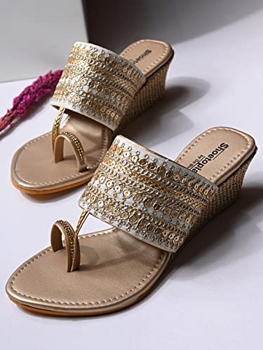 Shoetopia WomenS Flat Kolhapuris