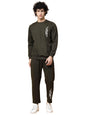 Rigo Cotton Terry Full Sleeves Oversized Co-ord Set for Men | Puff Print Track Suit Set for Men | Fashionable Winter Wear Co-ord