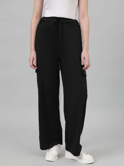 Kotty WomenS Solid Track Pants Coal Black