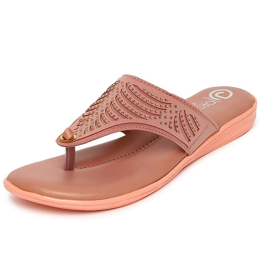 Ortho Joy Fancy Doctor Slipper For Women | Fancy Comfortable Footwear For Women Pink Color